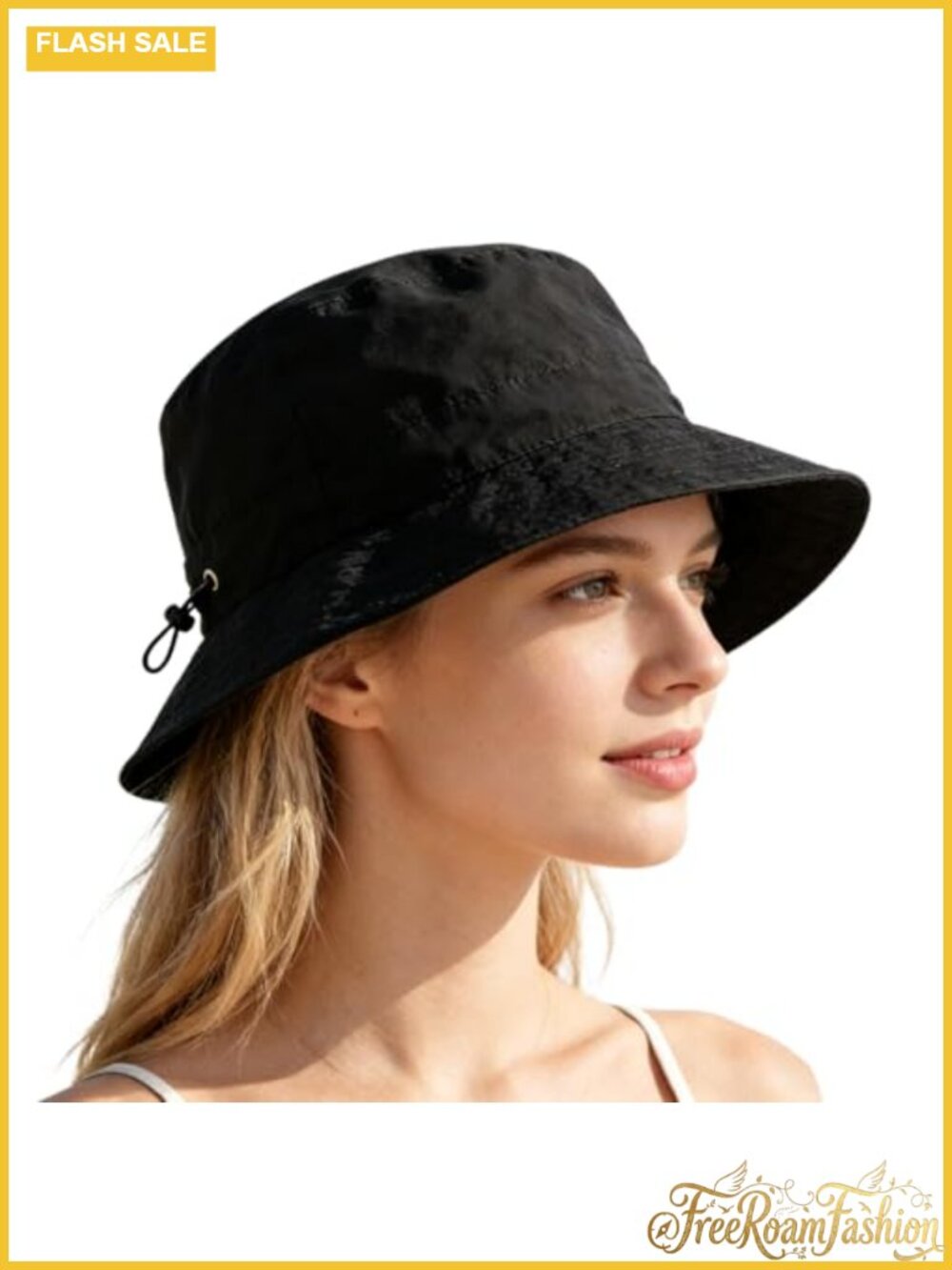 Unisex Water Repellent Wide Brim Foldable Bucket Sun Hat Beach